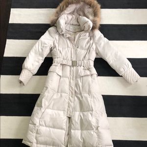 Laundry by Design puffer coat w/ fur trimmed hood